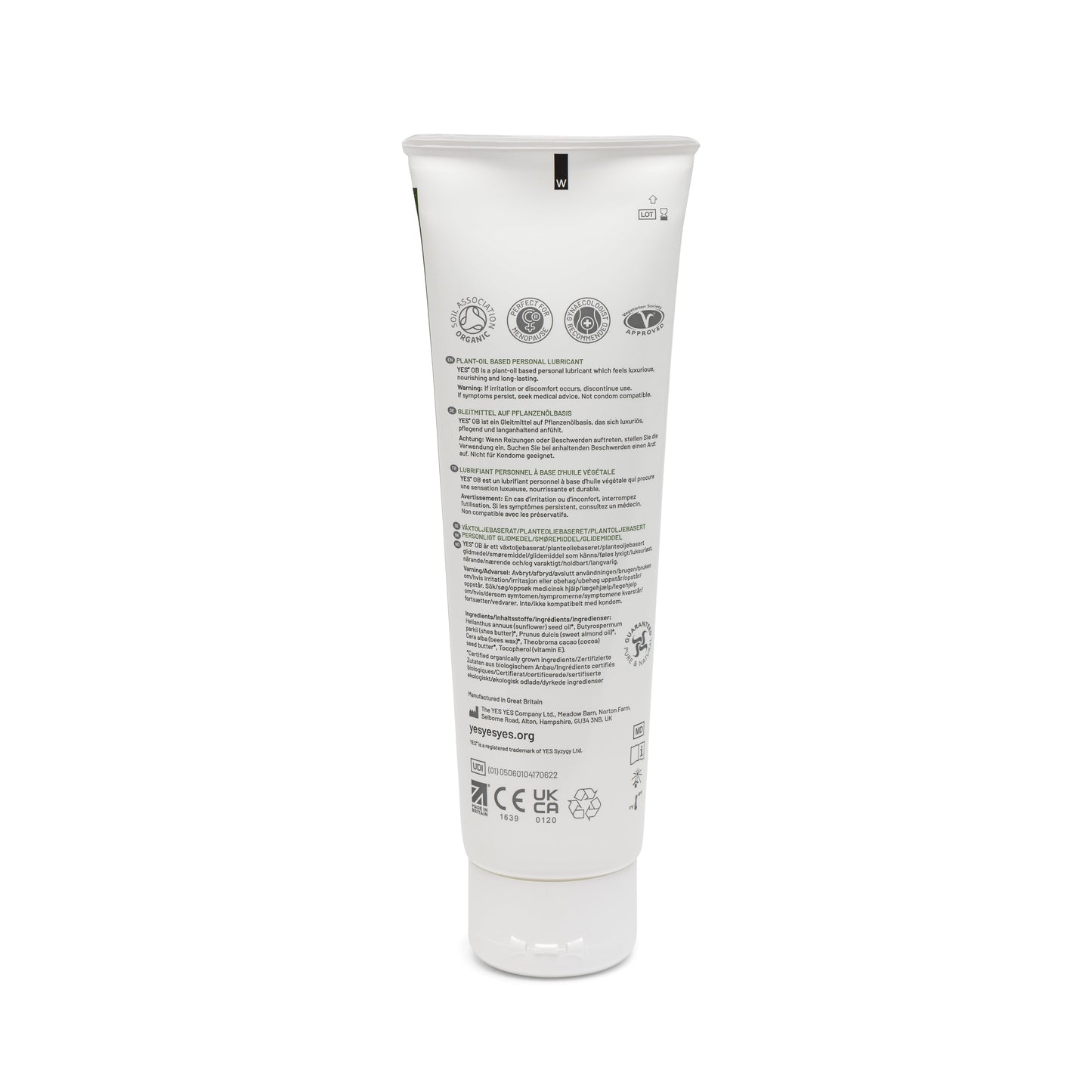 YES OB Oil Based Organic Lubricant - 140ml