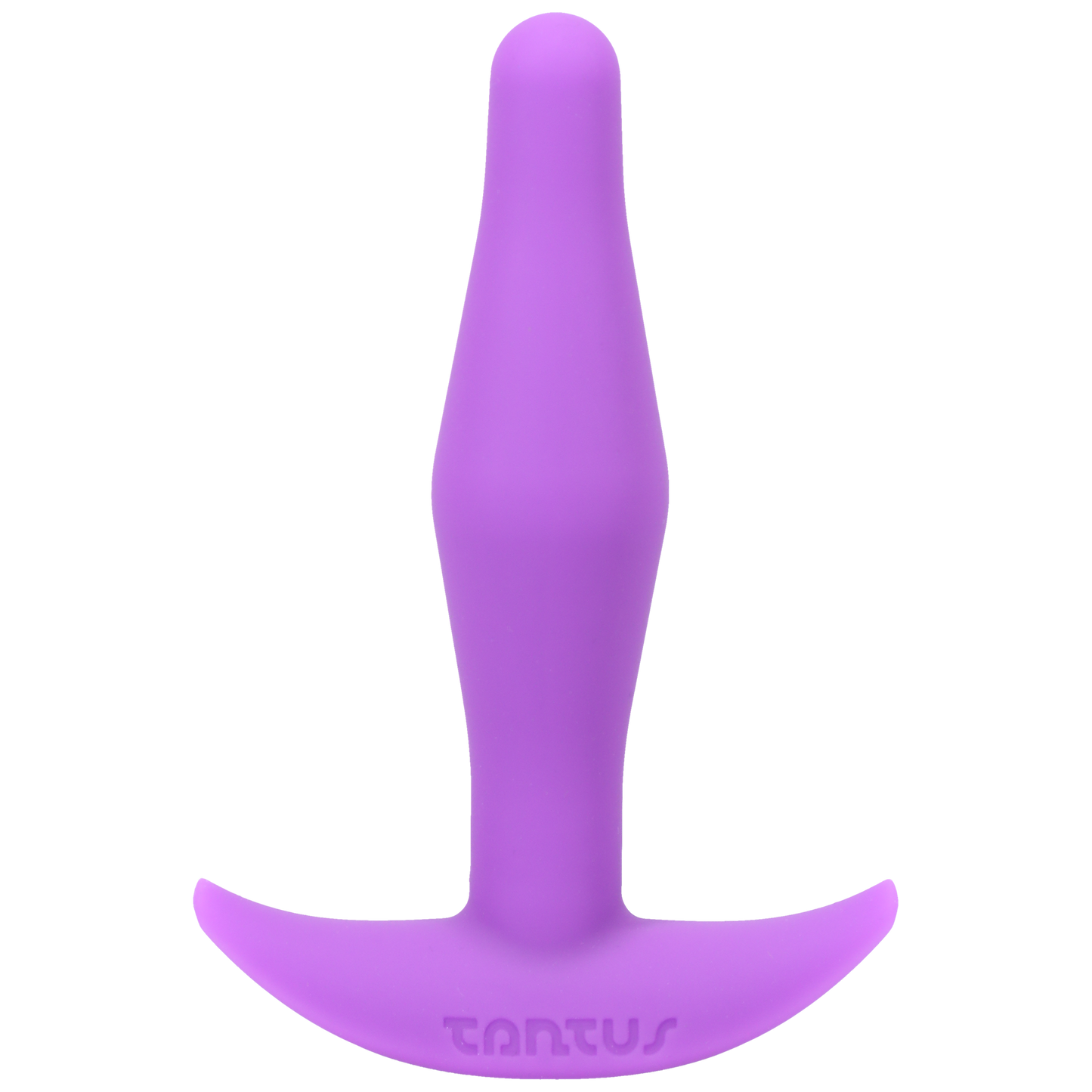 Soft silicone butt plug for first-time anal play – Tantus Little Flirt close-up