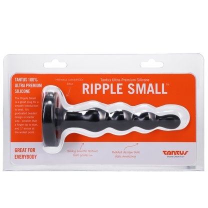 Tantus Ripple Small – beginner silicone butt plug with graduated beads