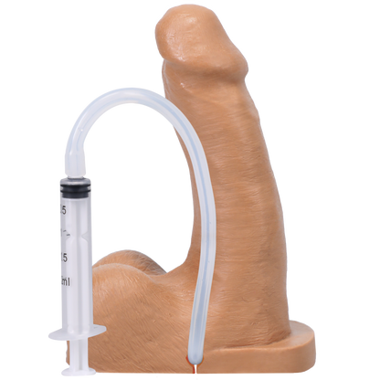 Tantus POP N' Play Packer  - Squirting Packer Honey