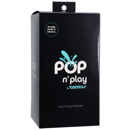 Tantus POP N' Play Packer  - Squirting Packer Honey