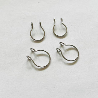 Minimalist Silver Nipple Rings – Non-Piercing