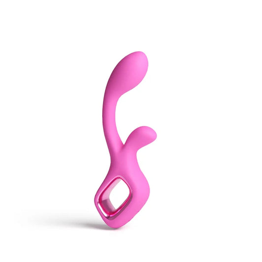 Pretty in Pink Velvet G-Spot Rabbit Vibrator