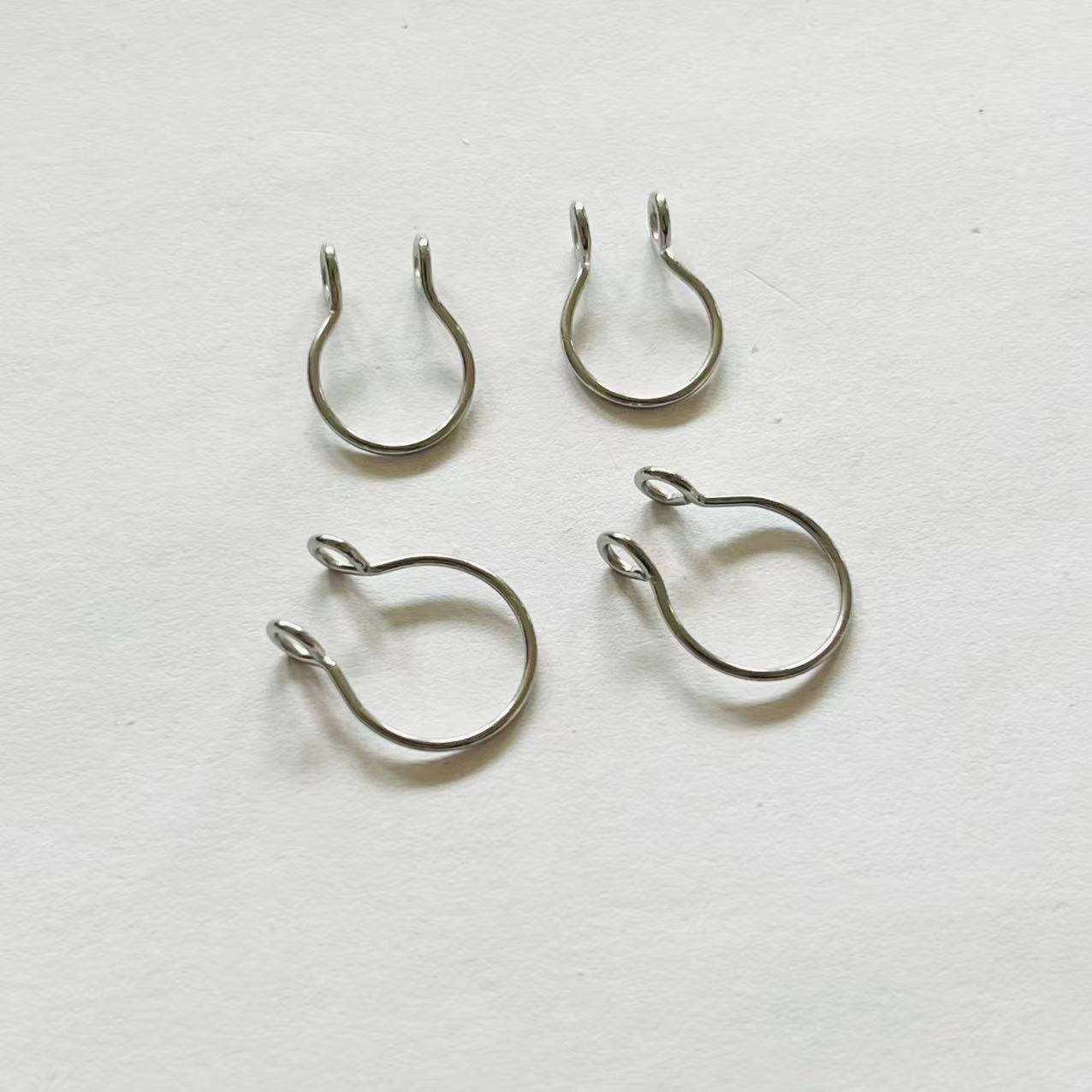 Minimalist Silver Nipple Rings – Non-Piercing