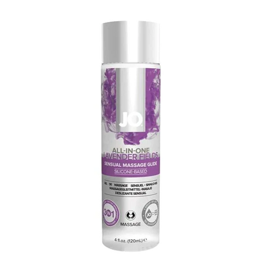 System JO Lavender Fields All-in-One Massage Glide – 1 oz / 4 oz