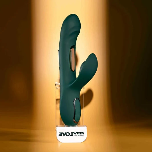 Evolved Heart of Gold Dual-Stimulation Vibrator
