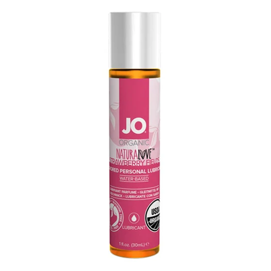 System JO Naturalove Strawberry Fields organic lubricant – 1oz bottle