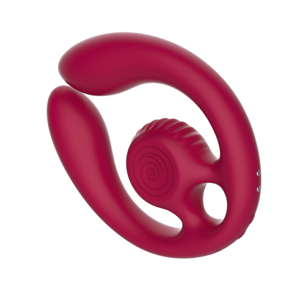 SVibe Snail GIZI Duo Couples Stimulator - Burgundy
