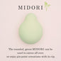 Iroha Midori green vibrator with rounded design