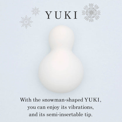 Iroha Yuki vibrator in white with rounded tip