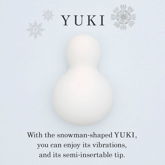 Iroha Yuki vibrator in white with rounded tip