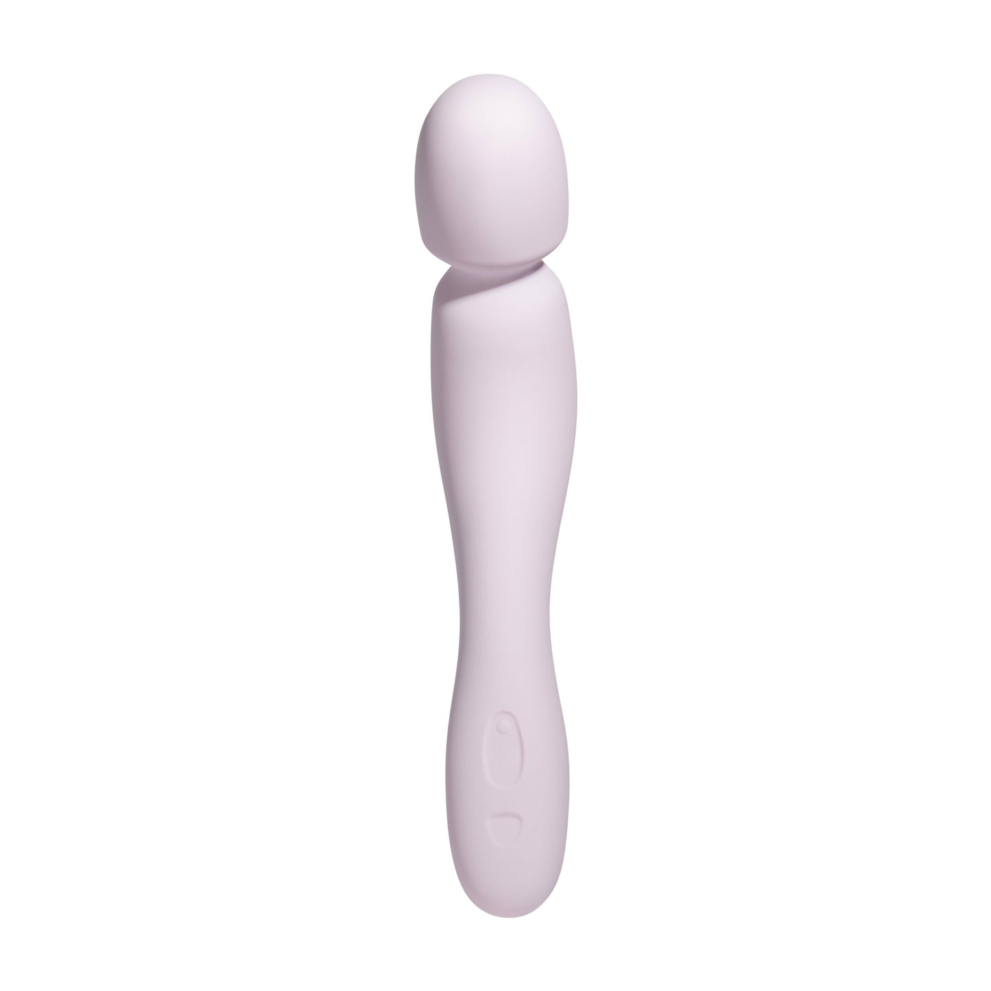 Dame Com Wand Vibrator in matte silicone with curved handle
