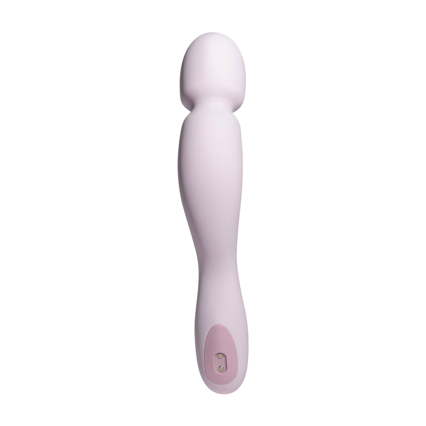 Dame Com Wand Vibrator in matte silicone with curved handle