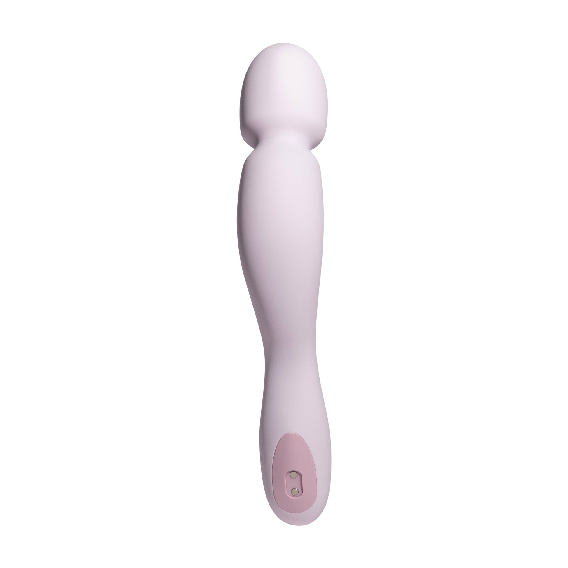 Dame Com Wand Vibrator in matte silicone with curved handle