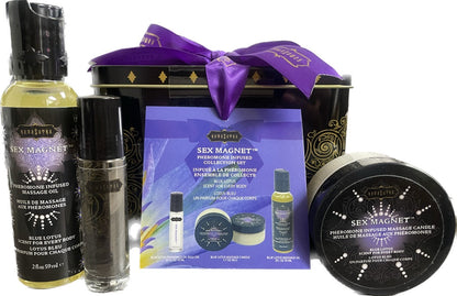 Kama Sutra Sex Magnet™ Pheromone Gift Set – Blue Lotus (Travel Size)