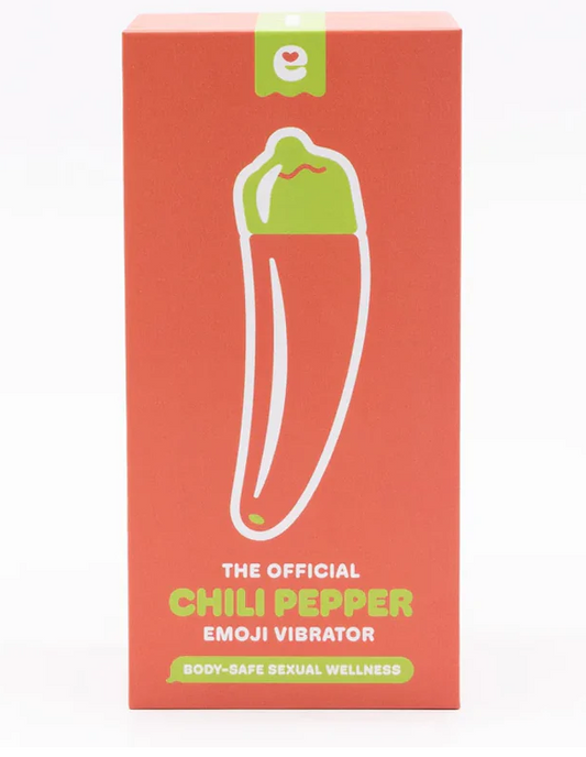Emojibator Chili Pepper Vibrator – Red Flexible Bullet Vibe | PurpleNight.ca