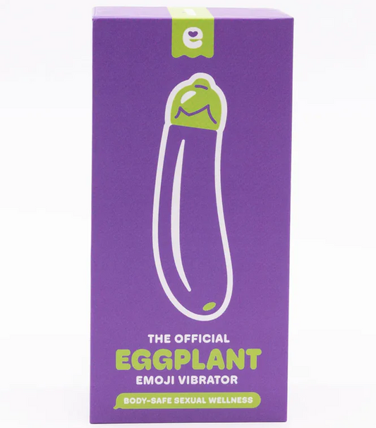 Emojibator Eggplant Vibrator – Purple Bullet-Style Vibe | PurpleNight.ca