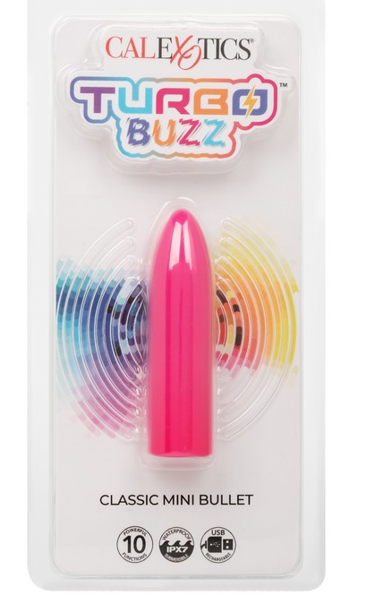 CalExotics Turbo Buzz Classic Mini Bullet Pink