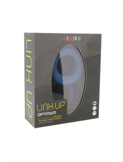CalExotics Link Up Optimum Vibrating Ring Set Blue