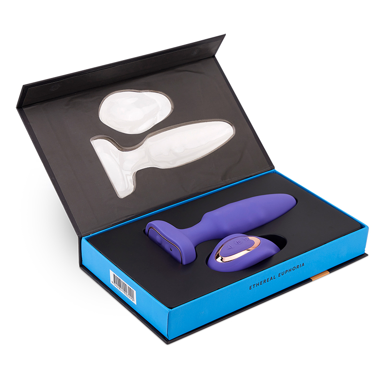 nü Sensuelle Fino Slim Plug – Rechargeable roller motion anal plug with remote control