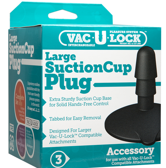 Doc Johnson Vac-U-Lock Suction Cup Large Black
