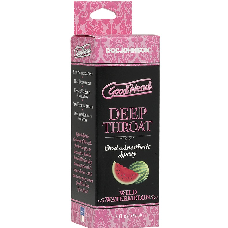 Doc Johnson GoodHead Deep Throat Spray Wild Watermelon