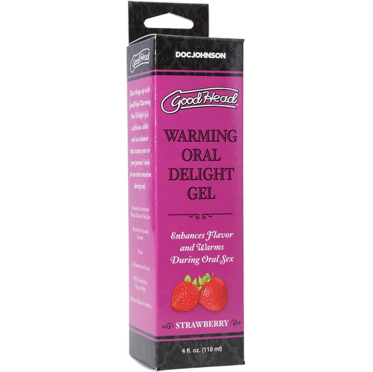 GoodHead Warming Gel Strawberry 4 oz