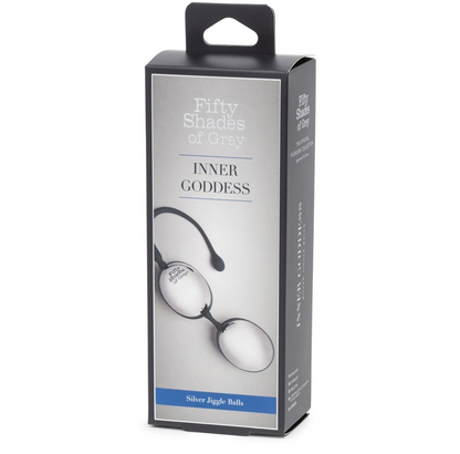 Fifty Shades Inner Goddess Jiggle Balls – Silver Weighted Kegel Balls