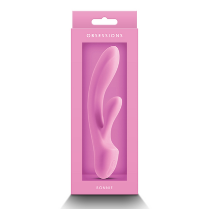 NS Novelties Obsessions Bonnie – Light Pink Plush Silicone Rechargeable Vibrator