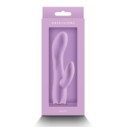 NS Novelties Obsessions Juliet – Light Purple Plush Silicone Rechargeable Vibrator