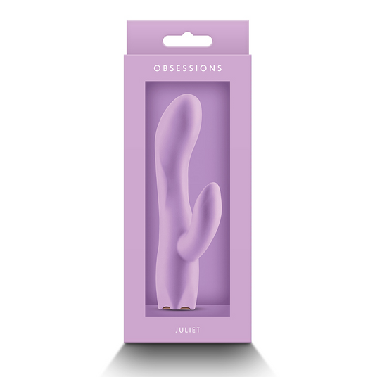 NS Novelties Obsessions Juliet – Light Purple Plush Silicone Rechargeable Vibrator