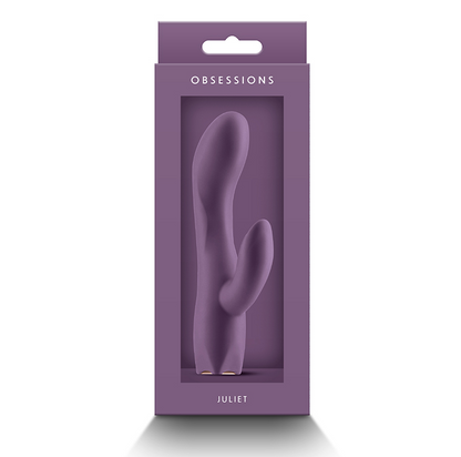 NS Novelties Obsessions Juliet – Dark Purple Rechargeable Silicone Vibrator