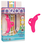 Neon Vibes Flirty Bunny-Ear Finger Vibrator – Pink