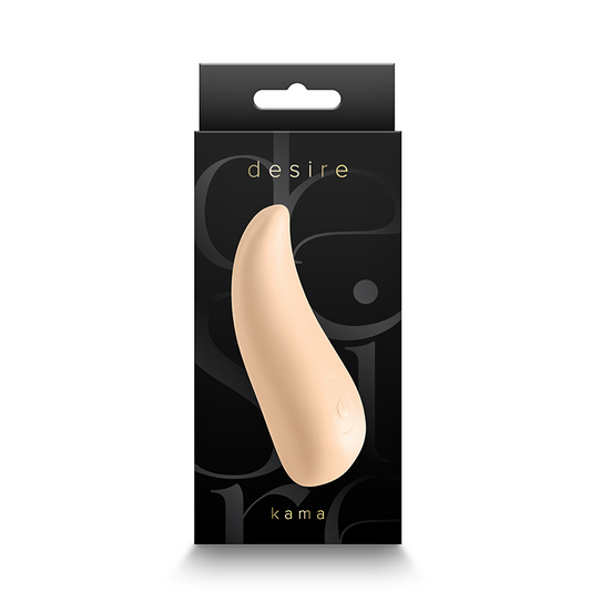 Kama Vanilla elegant vibrator in water-resistant silicone