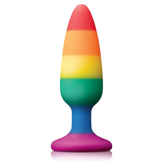 NS Novelties Colours Pride Edition Pleasure Plug – Rainbow Silicone Butt Plug