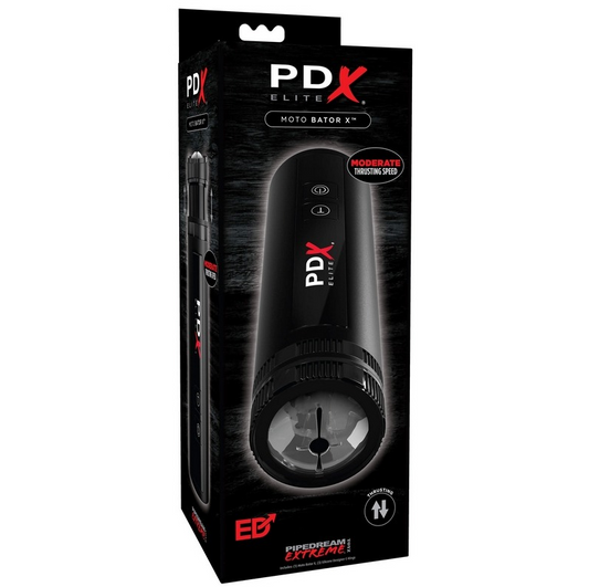 PDX Elite Moto Bator X piston-action thrusting stroker