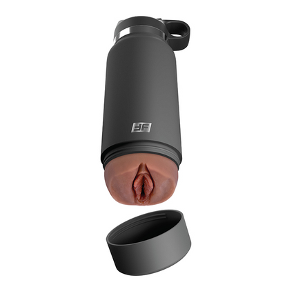 PDX Plus Fuck Flask Secret Delight – Discreet Water Bottle Masturbator with Realistic Vagina Sleeve