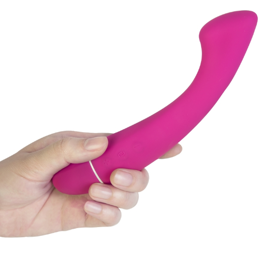 Celesse massager showing 3-button interface for customizable vibration