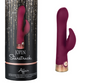 CalExotics Starstruck Affair rabbit vibrator – glitter silicone dual stimulator with rotating shaft and flickering clitoral teaser.