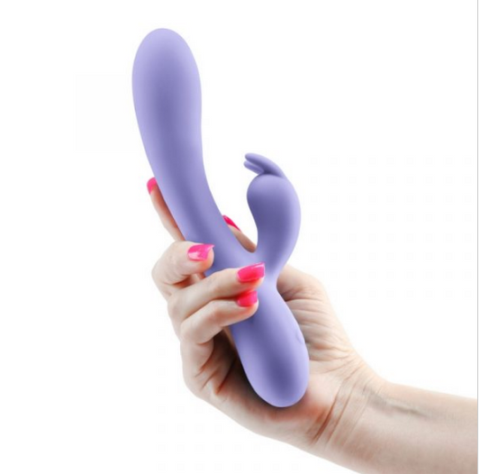 INYA Luv Bunny – Dual-Stimulation Dark Silicone Vibrator by NS Novelties