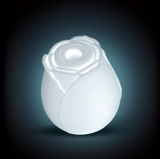 The Rose Glow – air pulse stimulator in soft silicone