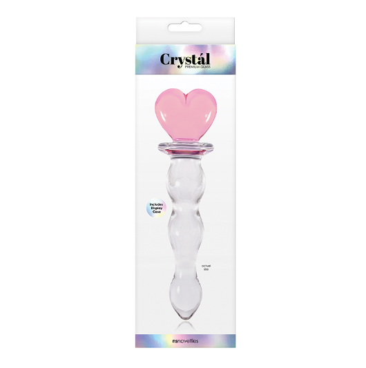Crystal Heart of Glass Pink