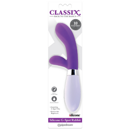 Pipedream Silicone G-Spot Rabbit – Dual Vibrator with Clitoral & G-Spot Stimulation
