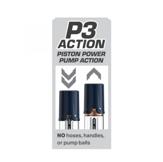 Pump Worx Max Boost Blue/Clear