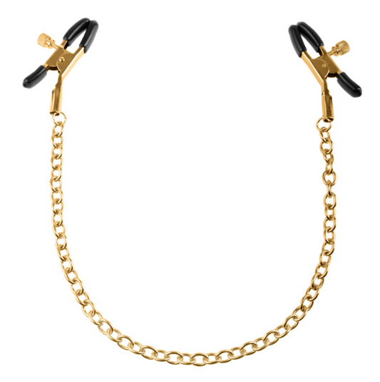 Gold Chain Nipple Clamps