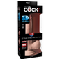 King Cock Plus 7.5 Triple Density Cock with Balls Beige