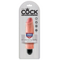 King Cock 6″ Vibrating Stiffy Beige