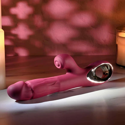 Evolved Bursting with Pleasure Inflatable Dual-Stimulation Vibrator