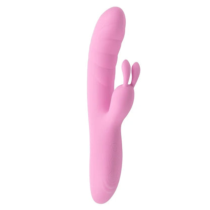 Playboy Rub Me Right Thrusting Rabbit Vibrator