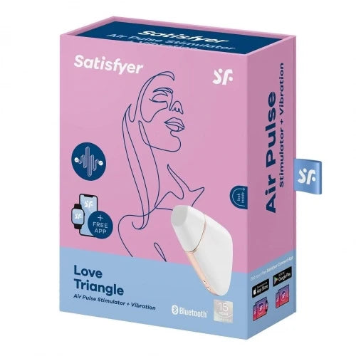 Satisfyer Love Triangle black version with protective cap – sleek and compact